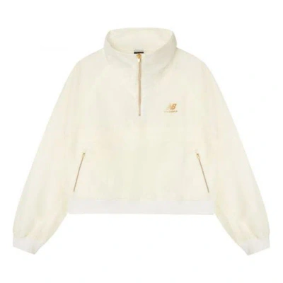 New Balance (wmns)  Stand Collar Casual Jacket Creamy White