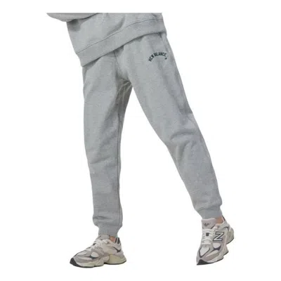 New Balance (wmns)  Wordmark Logo Jogging Pants 'grey' In Gray
