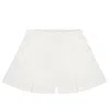 New Balance Logo-embroidered Track Shorts In White