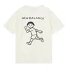 New Balance (wmns)  X Noritake Crossover Funny Pattern Short Sleeve White In White