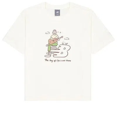 New Balance (wmns)  X Pk Illustration T-shirt 'ivory'