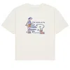 New Balance (wmns)  X Pk Illustration T-shirt 'ivory Blue' In White