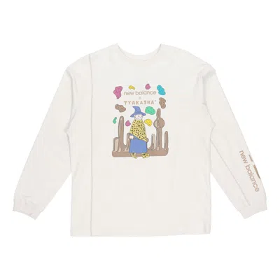 New Balance (wmns)  X Tyakasha Graphic Print Sweatshirt 'white'