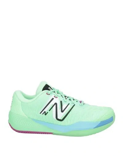 New Balance Woman Sneakers Acid Green Size 8 Textile Fibers