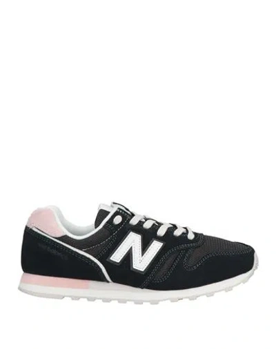 New Balance Woman Sneakers Black Size 10.5 Leather, Textile Fibers