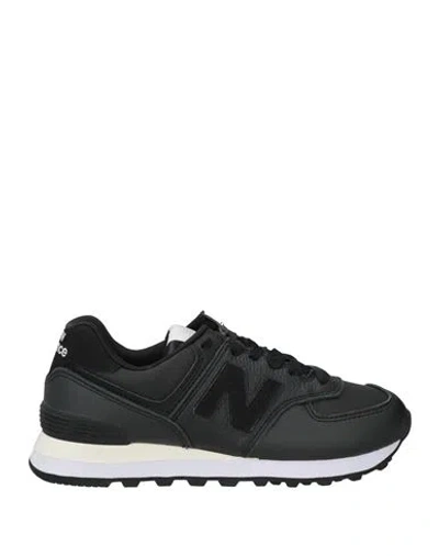 New Balance Woman Sneakers Black Size 7 Leather