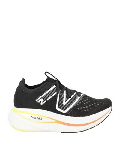 New Balance Woman Sneakers Black Size 7.5 Textile Fibers