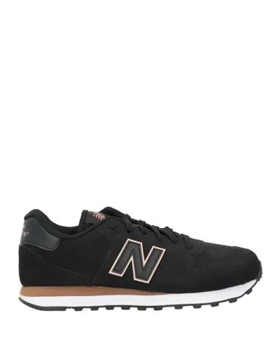 New Balance Woman Sneakers Black Size 8 Textile Fibers
