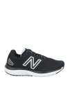 New Balance Woman Sneakers Black Size 8 Textile Fibers In Black