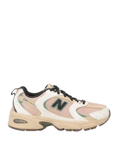 New Balance Woman Sneakers Brown Size 5 Leather, Textile Fibers
