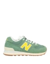 New Balance Round-head Sneakers In Green