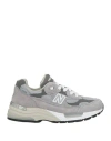 New Balance Woman Sneakers Grey Size 5 Leather In Gray