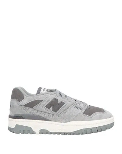 New Balance Woman Sneakers Grey Size 8 Leather