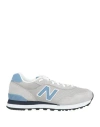 New Balance Woman Sneakers Grey Size 8 Textile Fibers, Leather In Grey