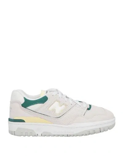 New Balance Woman Sneakers Light Grey Size 6 Leather, Textile Fibers