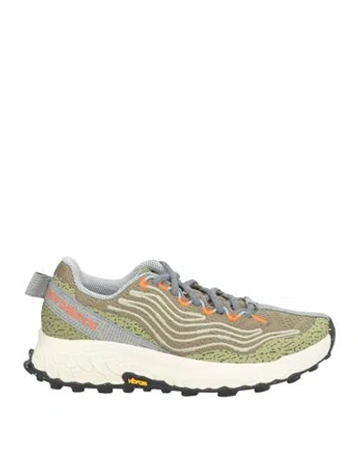 NEW BALANCE NEW BALANCE WOMAN SNEAKERS MILITARY GREEN SIZE 6 TEXTILE FIBERS