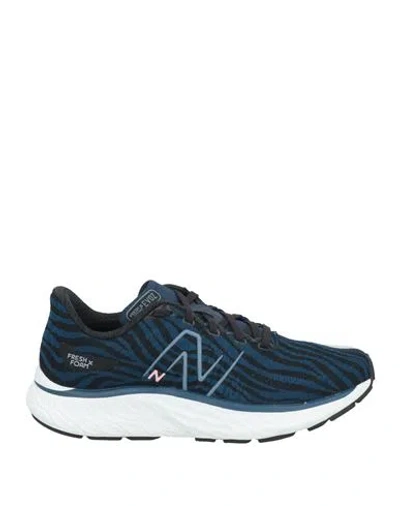 New Balance Woman Sneakers Navy Blue Size 8 Textile Fibers