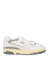 New Balance Woman Sneakers Off White Size 9 Leather In Multi