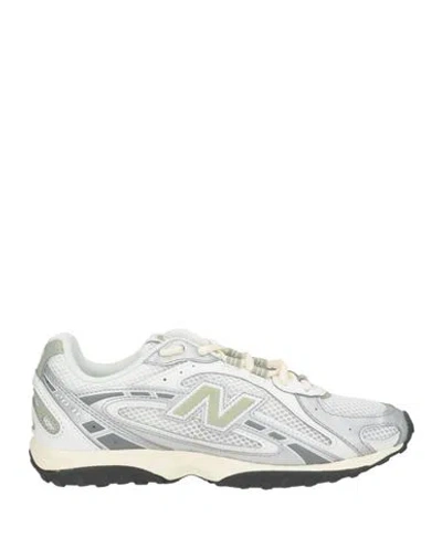 New Balance Woman Sneakers White Size 5 Textile Fibers In Gray