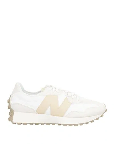 New Balance Woman Sneakers White Size 6 Leather, Textile Fibers
