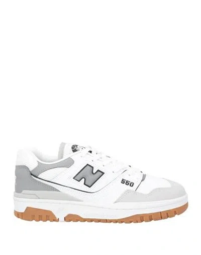 New Balance Woman Sneakers White Size 6.5 Leather, Textile Fibers