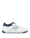 New Balance Woman Sneakers White Size 7 Leather, Textile Fibers In White