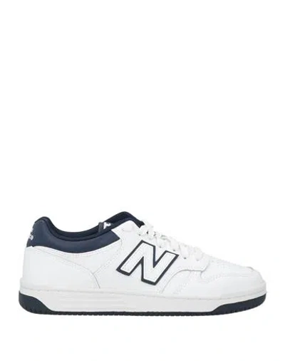 New Balance Woman Sneakers White Size 7 Leather, Textile Fibers
