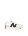 New Balance Canvas And Suede Sneakers In White