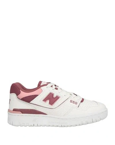 New Balance Woman Sneakers White Size 7.5 Leather