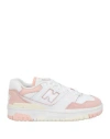 New Balance Woman Sneakers White Size 7 Leather In White