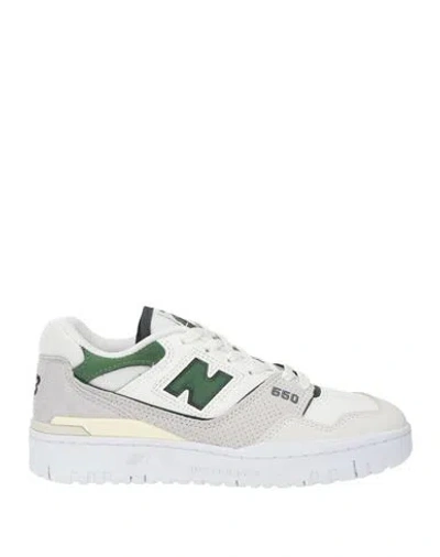 NEW BALANCE NEW BALANCE WOMAN SNEAKERS WHITE SIZE 7.5 TEXTILE FIBERS, LEATHER