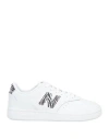 New Balance Woman Sneakers White Size 8 Leather In White