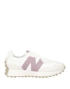New Balance 327 Low-top Sneakers In Sea Salt With White Wine In White