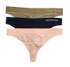 New Balance Women's 3-pack Performance Seamless Thong In Pink/natural Indigo/camo In Multi