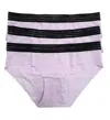 New Balance Women's 3-pack Performance Underwear Spacer Hipster In Violet/violet/violet In Multi