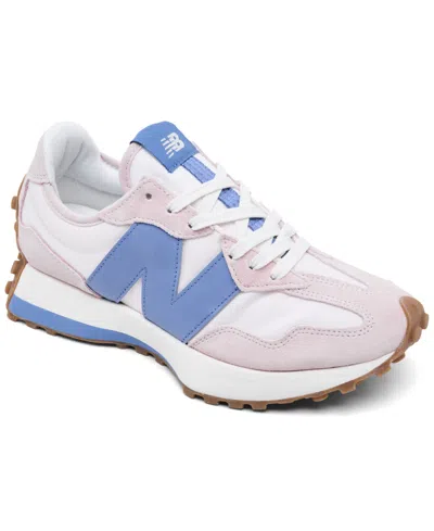 New Balance Women's 327 Casual Sneakers From Finish Line In Pink