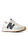 New Balance Canvas And Suede Sneakers In Moonbeam