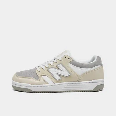 New Balance Women's 480 Casual Shoes In Raincloud/linen