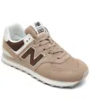 New Balance Women's 574 Fashion Casual Sneakers From Finish Line In Calm Taupe