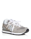 New Balance Women's 574 Evergreen Low Top Sneakers In Grey/white