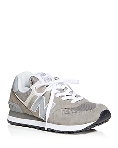 New Balance Women's 574 Evergreen Low Top Sneakers In Grey/white