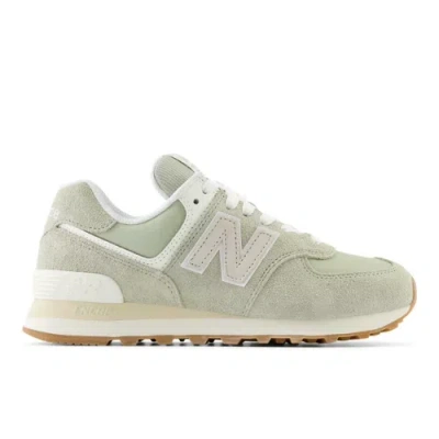 New Balance Women's 574 Sneakers In Green/beige