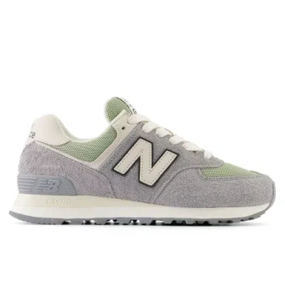 New Balance Women's 574 In Grey/green/beige