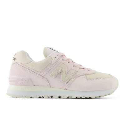New Balance Women's 574 Sneakers In Pink/beige/white