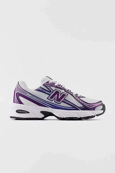 NEW BALANCE WOMEN'S 740 SNEAKER IN CONCORD GRAPE WITH WHITE AND PHANTOM AT URBAN OUTFITTERS