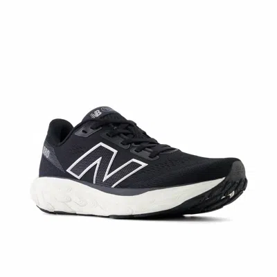 New Balance Women's 880 V14 - B - K14 Running Shoe In Black With Sea Salt And Silver Metallic