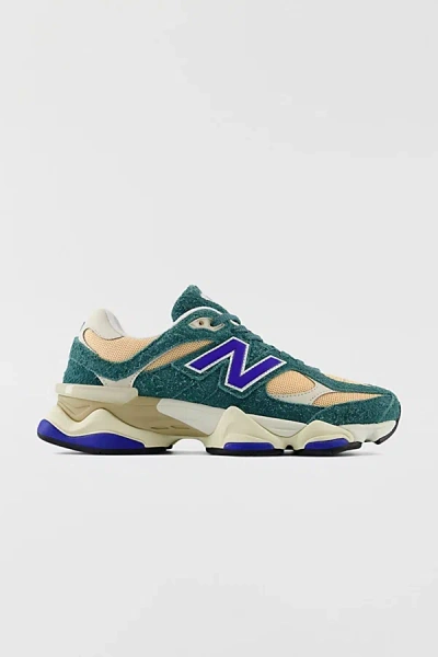 New Balance Women's 9060 Sneaker In New Spruce With Peach Blossom And Team Royal, Women's At Urban Outfitters In New Spruce/peach Blossom