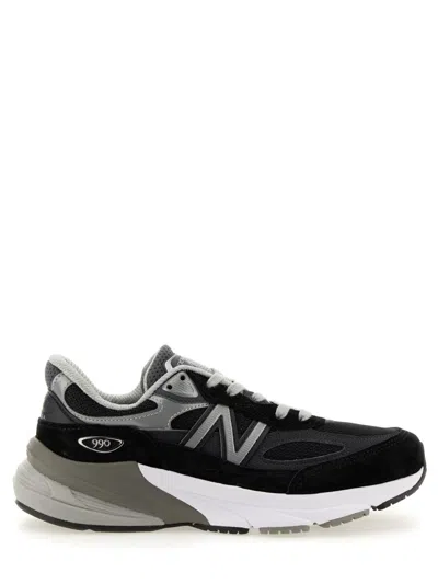 New Balance Women's 990v6 Leather Sneakers In Black