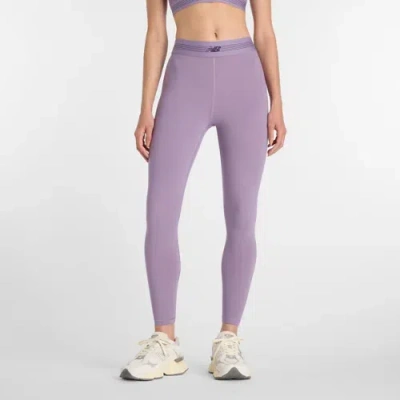 New Balance Women's Ac Legging 25" In Purple