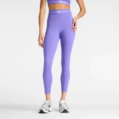 New Balance Women's Ac Legging 25" In Purple
